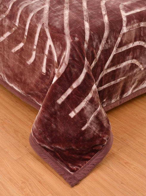 Italia Super Soft 2 Ply Double Bed Mink Blanket for Winter